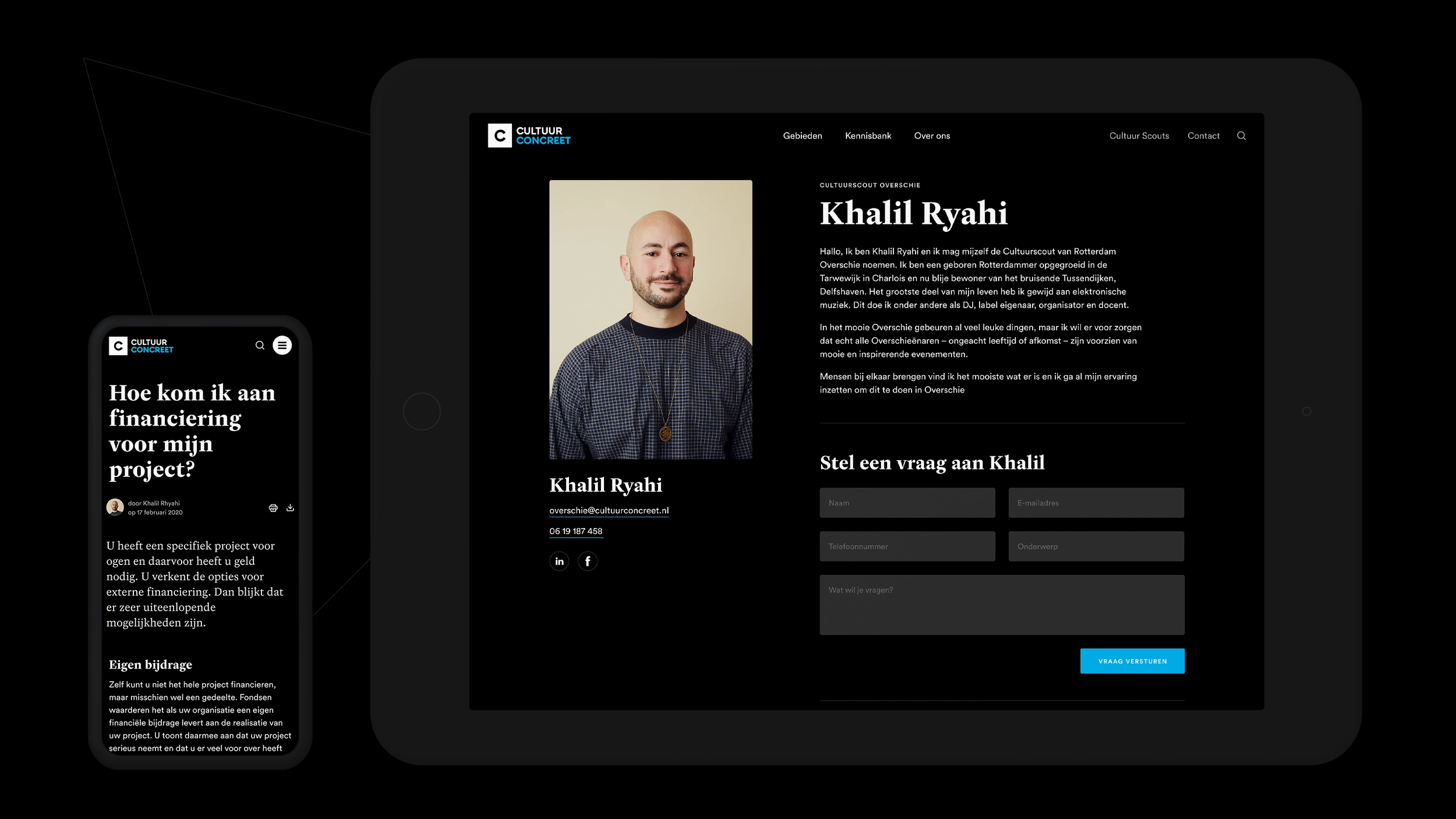 A screenshot of the website.