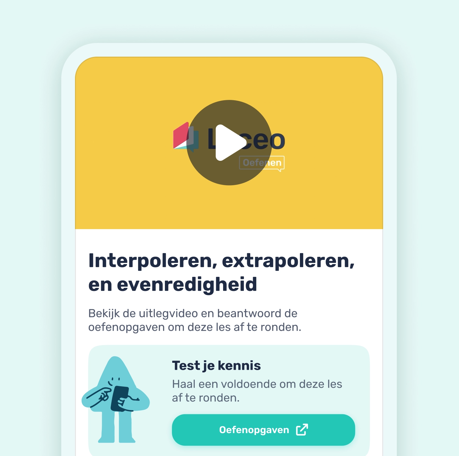 Close-up of a lesson index.